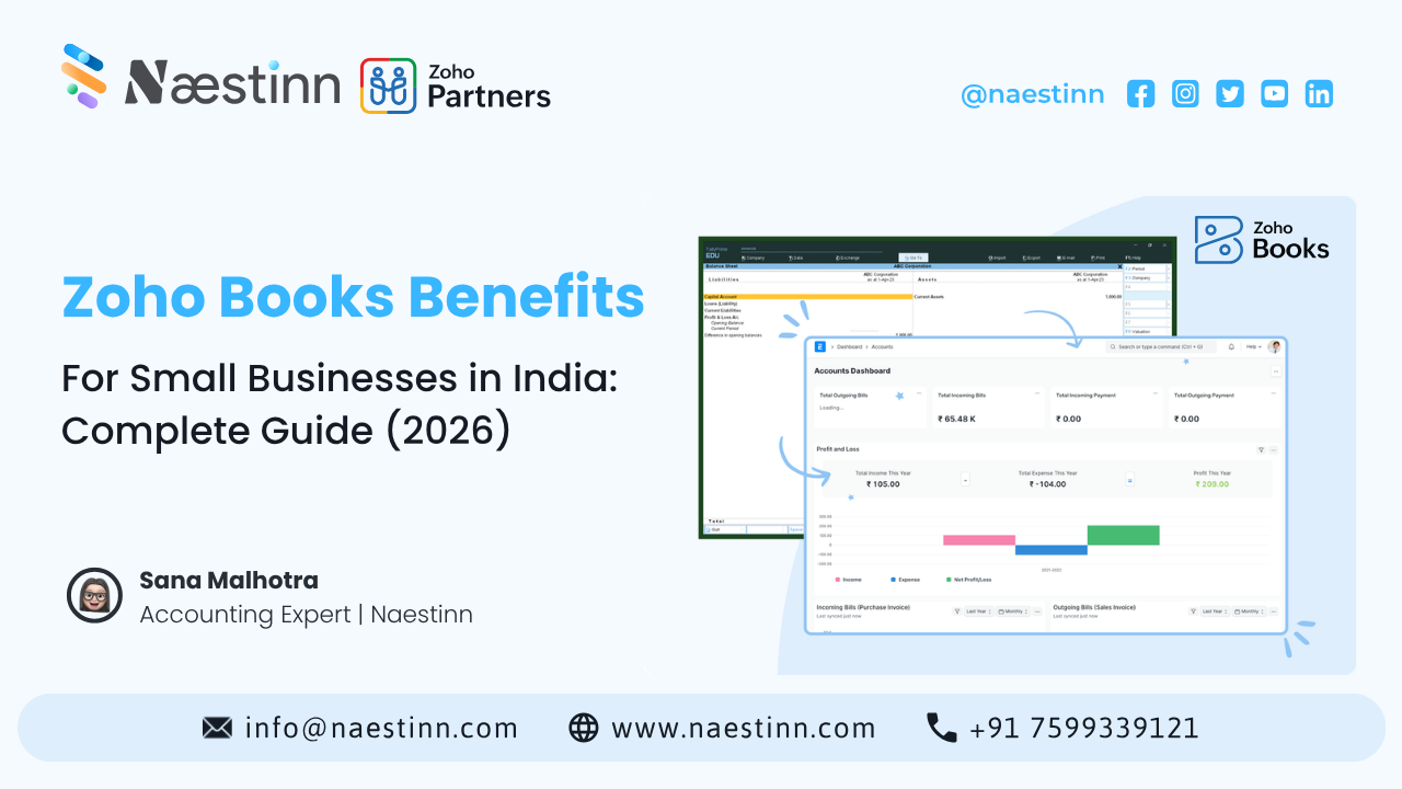 Zoho Books Benefits for Small Businesses in India: Complete Guide (2026)
