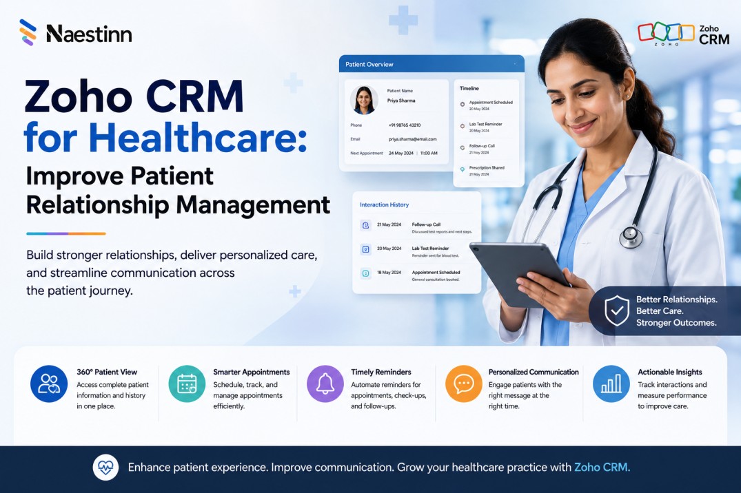 Zoho CRM for Healthcare: Improve Patient Relationship Management