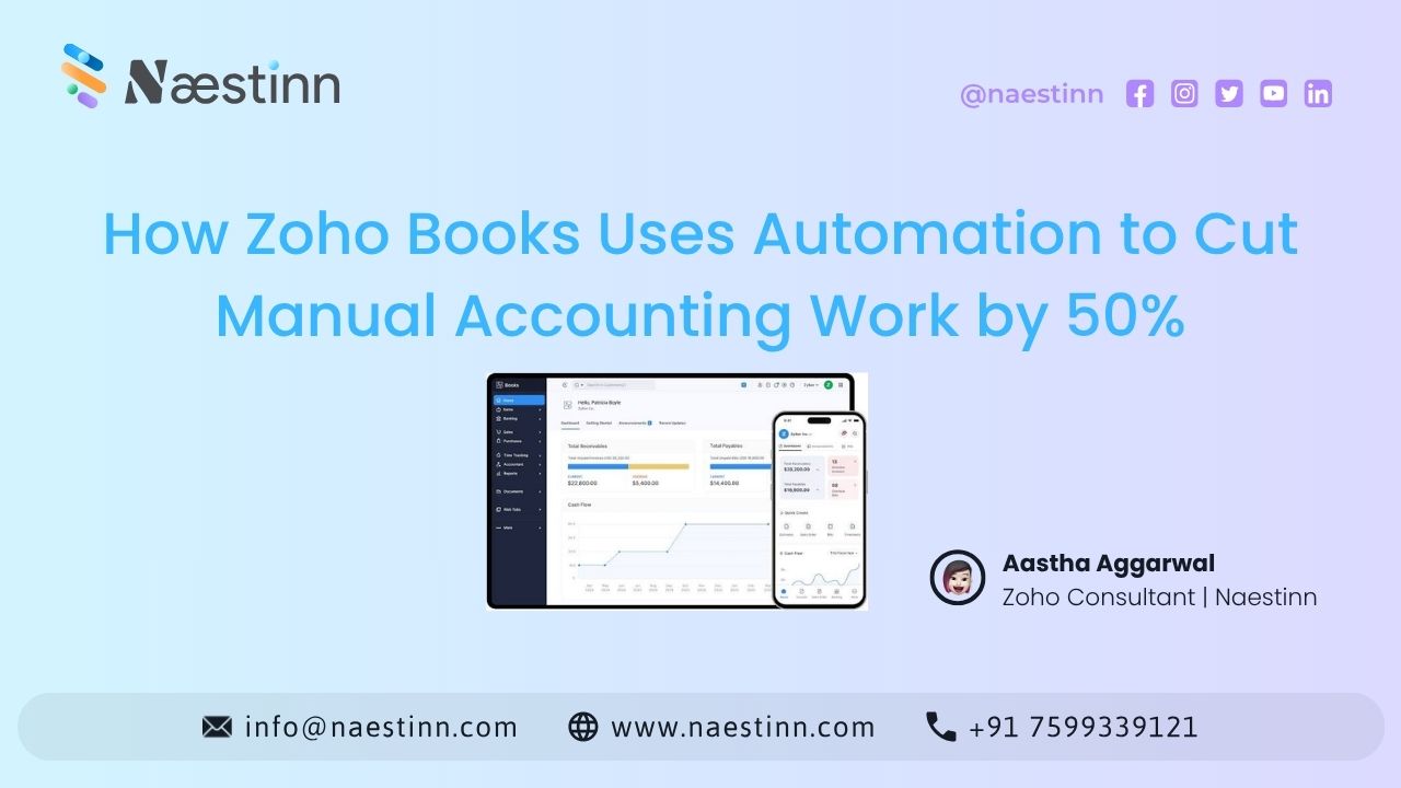 How Zoho Books Automation Reduces Manual Accounting Work