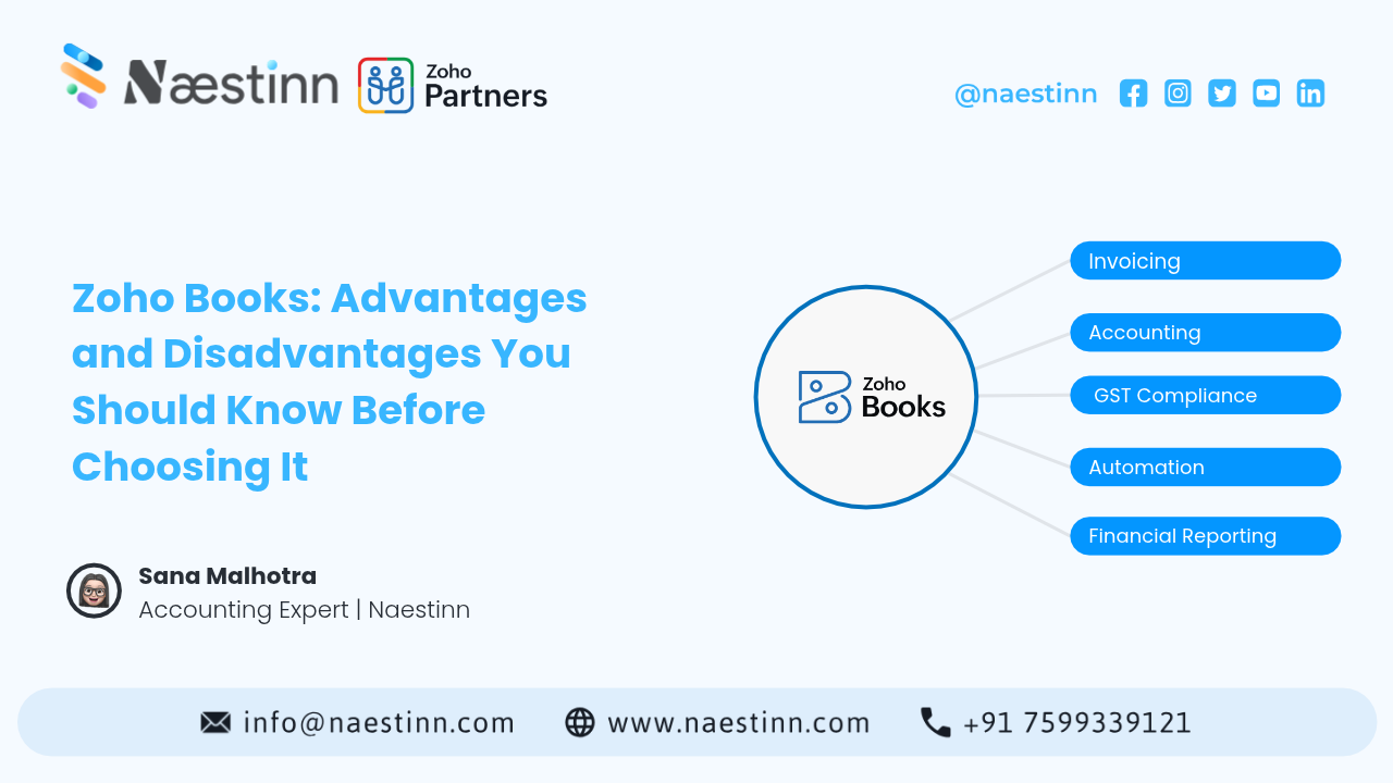 Zoho Books: Advantages and Disadvantages You Should Know Before Choosing It